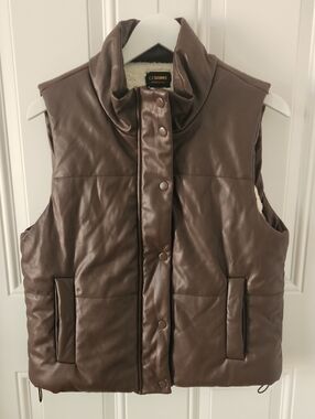 Faux Leather Vest